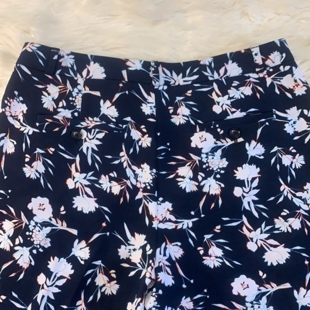 NWOT Banana Republic ‘Avery’ floral ankle pants 8L - Picture 7 of 9